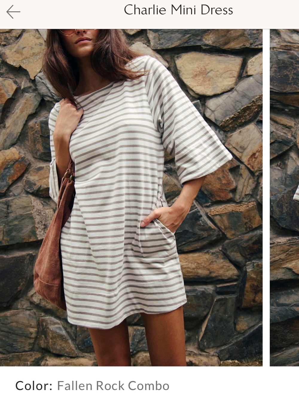 Free People Charlie Mini Dress L